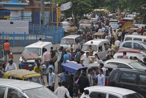 traffic in india