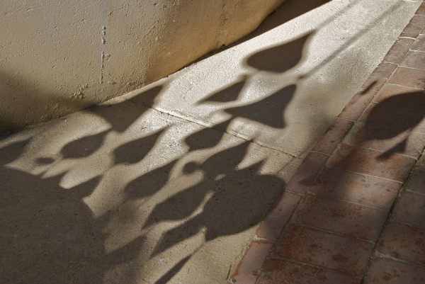 Soleri windbell shadows 