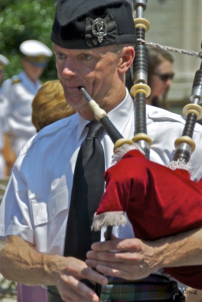 Scottish Pipes at Memorial Day Celebration