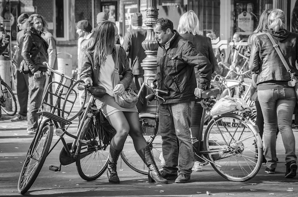 Street Scene in Amsterdam