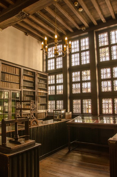 bookstore at Museum Plantin-Moretus in Antwerp, Belgium