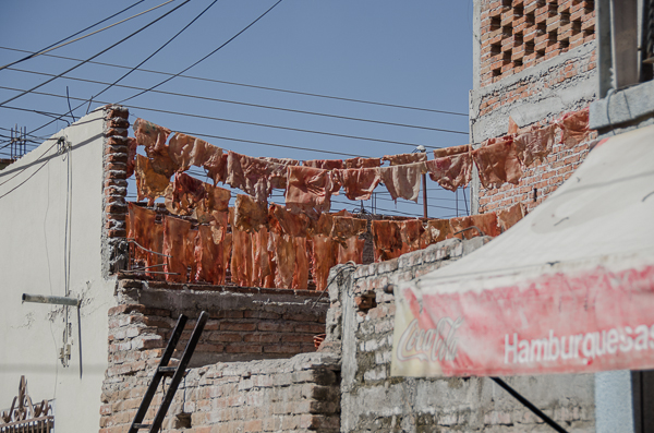 Making pork rinds in San Miguel de Allende